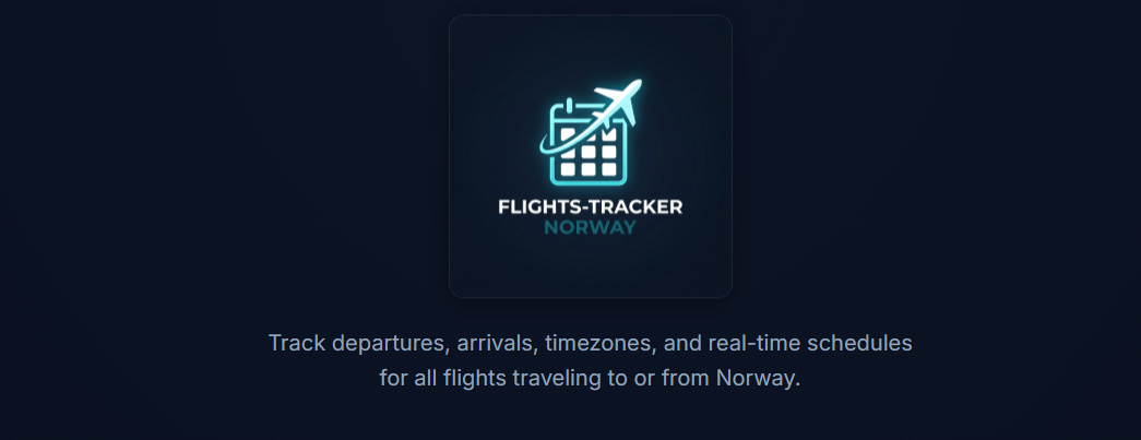 Flights Tracker Norway Application